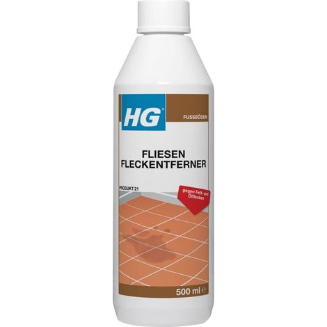 HG Fliesen Flecken Entferner 500 ml Fettflecken Ölflecken Fleckenentferner