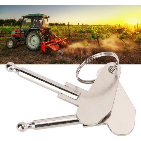Clé de contact rétro pour tracteurs, excavatrices et camions (2 pièces) (1/5)