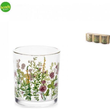 Set 3 bicchieri Bloom H&H cl. 25