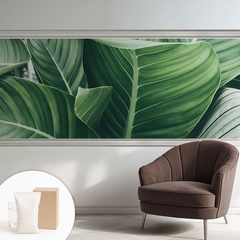 Carta Da Parati Non Tessuto - Decorazione Da Muro - Traspirante - Con Motivo - Per Camera Da Letto Cucina Pace verde 250x104 cm (1/5)