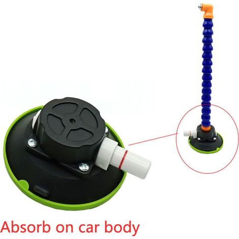 VURAHOME – 7,6 cm (3 Zoll) Staubsauger für Zuhause und Auto, Reparaturwerkzeug, Saugpumpe, Lampe, Nivellierfuß, Halterung, Zubehör, 7,6 cm (3 Zoll) Staubsaugerfuß (1/5)