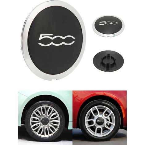pour Garniture De Capuchon De Roue , Accessoires De Mise à Niveau De Capuchon De Roue Central Extérieur De Voiture 68078419AC Remplacement pour (Un) OE 68078419AC 51884863 68078421AC/AB Cache-moyeu d (1/5)