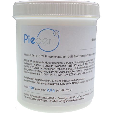 120 tablettes de nettoyage pour machines à café p.e. Jura, Siemens EQ, Bosch Vero Boîte de conserve pratique, pastilles à café pour dégraissant Ø15mm 2g Fabriqué en Allemagne (1/5)