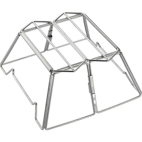 Support de feu en treillis d'acier pour chauffage de jardin, M-- (1/5)