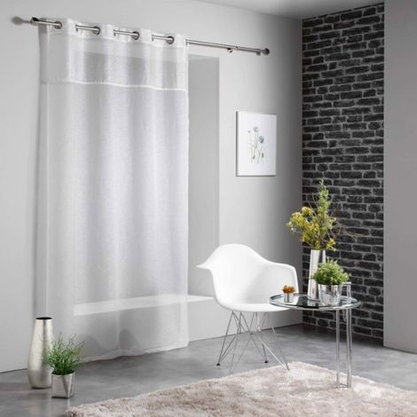 Rideau Voilage "Starlight" 140x240cm Blanc