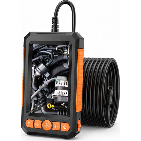 Endoscopio a doppia fotocamera 10 m per tubi auto 4,3 pollici (1/5)