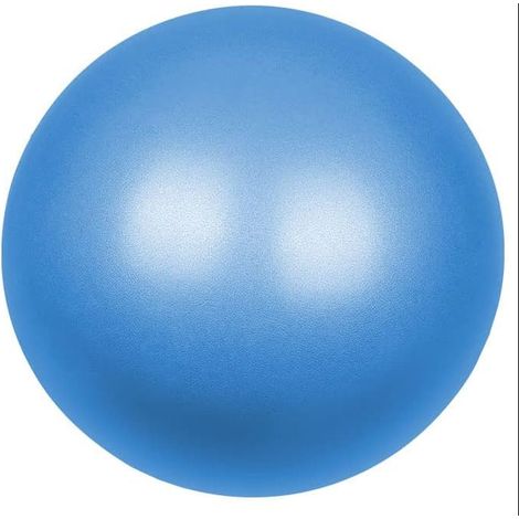 Mini-Pilatesball 25 cm aus rutschfestem PVC für Yoga, Gleichgewicht und Bauchmuskeltraining mit Aufblasschlauch – Trainingsball – Core-Training