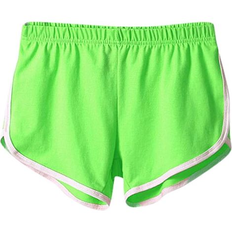 Short de sport femme, pantalon pyjama court en coton, shorty sexy yoga, vêtement de nuit décontracté, taille élastique S à XXL, tenue d'entraînement élégante. (1/5)