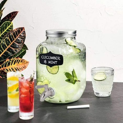Robinet de Tonneau,Distributeur de Boissons,Robinet pour Tonneau de Bière, Robinet pour Vin - En Acier Inoxydable et Taille de 16m (1/4)
