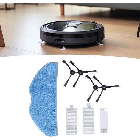 Kit di accessori di ricambio per robot aspirapolvere 360 2S, S8, S8Plus: spazzole laterali, panno per la pulizia, filtro, spazzola a setole. (1/4)