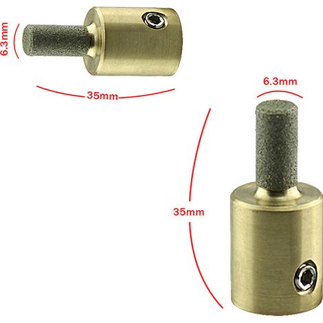 Diamantfräser 1/4 Zoll für Rotationswerkzeuge, Diamantschleifaufsätze zum Polieren von Glas, Fliesen und Keramik (1/5)