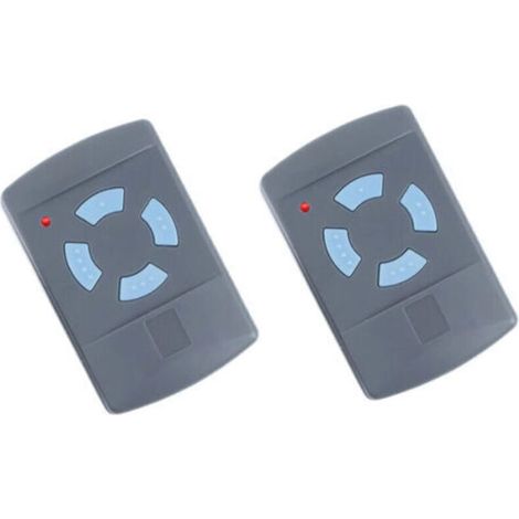 Télécommande de Garage Sdre HSM4 868 MHz avec 4 Boutons Couleur Bleue Remplacer Les émetteurs Hormann 868 MHz HS4 HSM2 HSP4 868 HS1 868 Tubauto HSM4 868 Tubauto HS4 868Fréquence, 2PACK,de