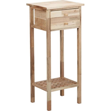 Table d’appoint noyer console téléphone (1/4)