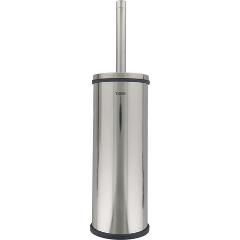 Tiger Klobürstenhalter mit Toilettenbürste + Deckel Various Edelstahl poliert (1/5)
