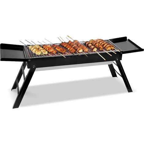 Table d'appoint pliante portable Churrasco Charcoal Petits accessoires pour (1/5)