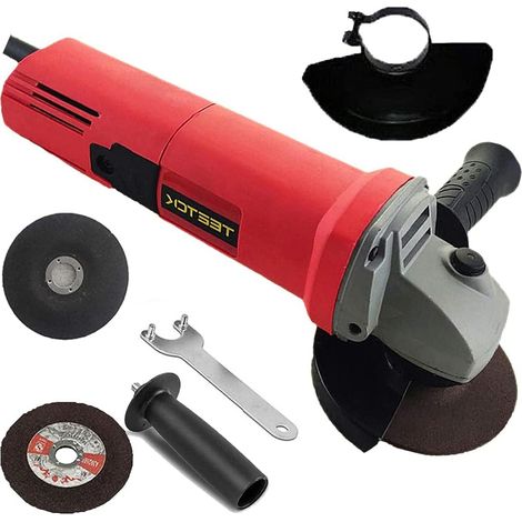 Smerigliatrice angolare da 115 mm, smerigliatrice angolare elettrica con utensile da taglio per smerigliatrice a filo da 850 W