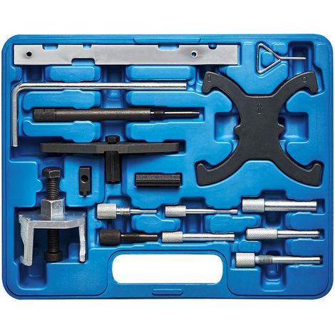 Kraftplus – Coffret de calage de distribution arbre à cames pour Ford essence et diesel – Outils de verrouillage moteur – Réparation professionnelle moteur