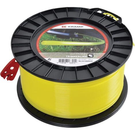 Filo decespugliatore diametro 2.4 mm 180m rotondo giallo UNIVERSALE NL24180RKR