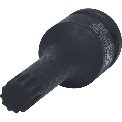 KS Tools 1/2" Kraft-Bit-Stecknuss Vielzahn, lang, M12 - 911.0951 (1/5)