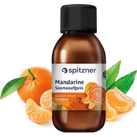 Spitzner Saunaaufguss Mandarine 125 ml Wellness Sauna Aufguss Wellnessaufguss