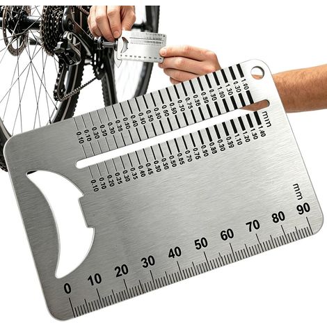 Règle de Mesure d'Écartement Carte Mesure Antidérapante Haute Résistance  Règle en Acier Inoxydable pour Mesure d'Écartement Pour Mécaniciens, Ingénieurs, Ateliers, Maisons, Industries, Commerces (1/5)