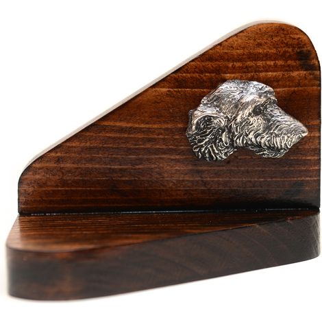 Lévrier irlandais - bougeoir en bois avec un chien, porte-bougie chauffe-plat, hommage canin par Art-Dog (1/5)