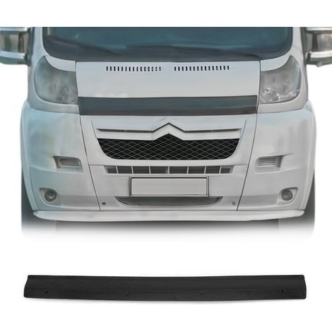 Déflecteur de Capot Compatible avec Fiat Ducato 2006-2014 en Acrylique Noir