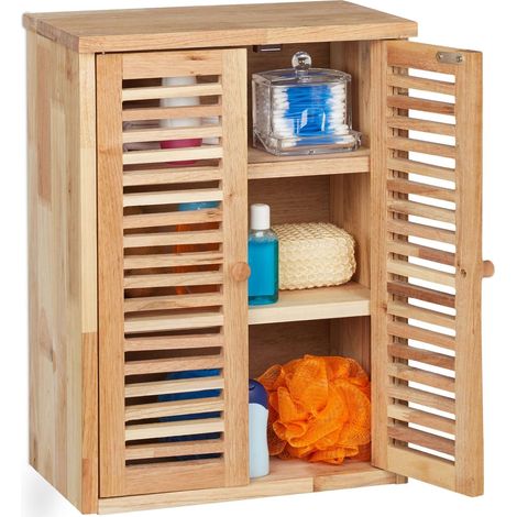 Gabinete estrecho de madera
