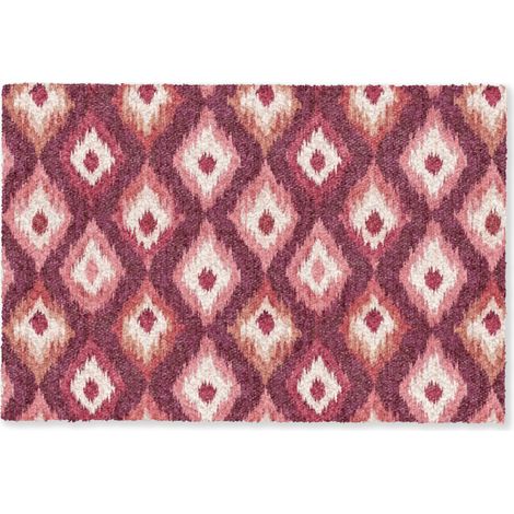 FELPUDO Formas de diamante - Rosa - Patrón - Textura 60x40 cm (1/5)