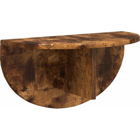 Maison Exclusive - Wandregal Geräucherte Eiche 48 x 24 x 24 cm Ho