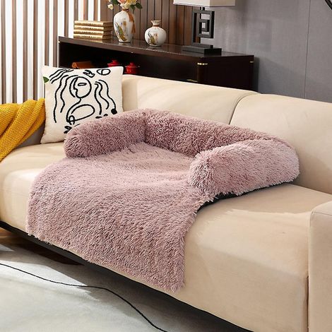 Canapé-lit pour chien, nid douillet d'hiver pour chats, coussin et niche pour chiens moyens et petits - Détachable - Couleur kaki - Coins droits (1/4)