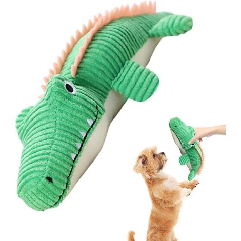 Jouet interactif en peluche pour chien - Jouet de dentition - Taille S, M (1/5)