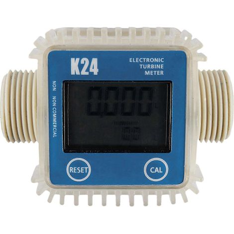 1 Stück K24 LCD-Turbinen-Digital-Kraftstoffdurchflussmesser, weit verbreitet