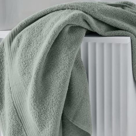 Maxi drap de bain uni ESSENTIAL - - Vert 90x150 cm (1/4)