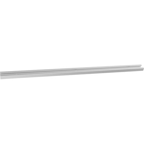 Gabarit de rail d'onglet à rainure en T en alliage d'aluminium, outil de menuiserie pour dalles coulissantes non poreuses (300 mm) (1/5)