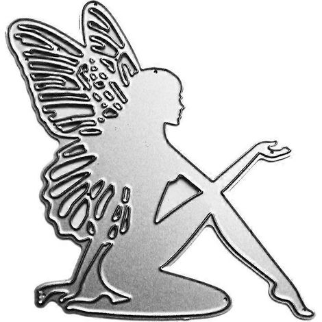 Stanzformen für Schmetterling und Engel, Metall, Schablone, DIY-Scrapbooking-Album, Stempelpapier
