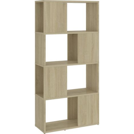vidaXL Libreria/Divisorio Rovere Sonoma 60x24x124,5 cm in