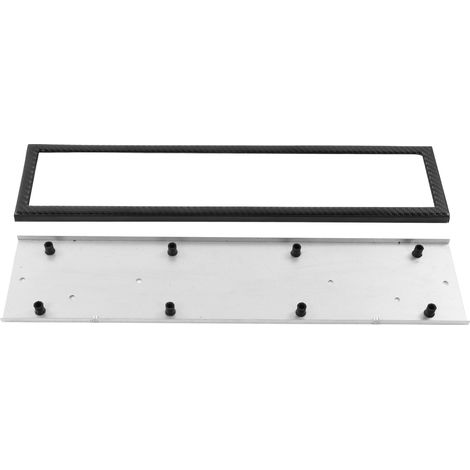 Cadre de plaque d'immatriculation universel en fibre de carbone véritable, conforme aux normes européennes, pour BMW F30, F20, F34, F80, F87, F82, F10, G20, G30, G80 et G82 (1/5)