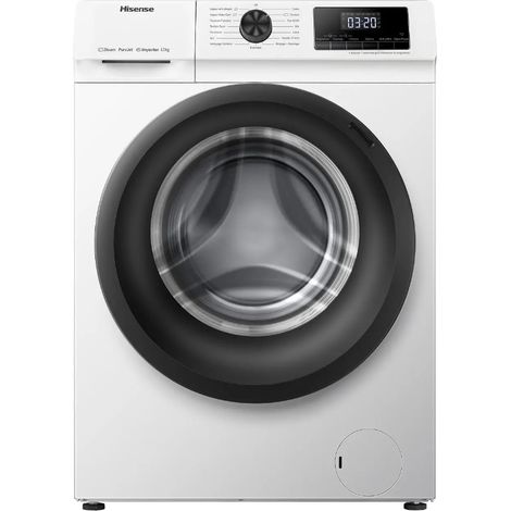 Lavadora de carga frontal de 12 kg, 1400 rpm - WFQE1214EVJM - Hisense - (1/4)