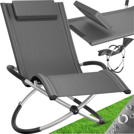 Tumbona Paulina ergonómica, plegable, 150 kg - tumbona para jardín, mueble ergonómico con malla transpirable, asiento de exterior (1/5)