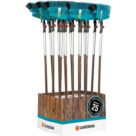 Gardena 3081-20 escoba + rastrillo combisystem (1/4)