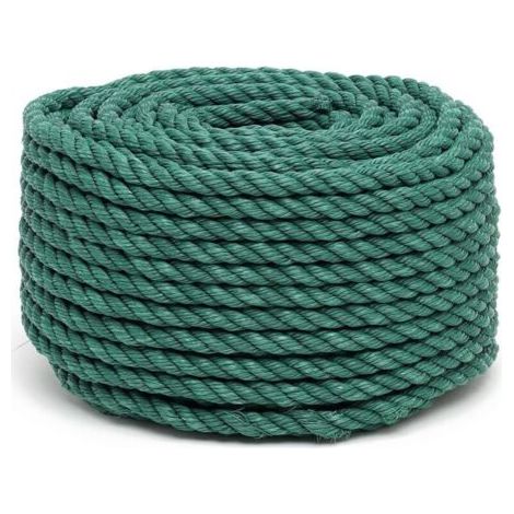 Flandria 20023 Corde en Polypropylène Ø 12 mm x 50 m, Vert (1/4)
