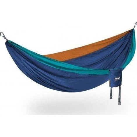 eno DoubleNest Hamac Double en Nylon Taffeta Bleu
