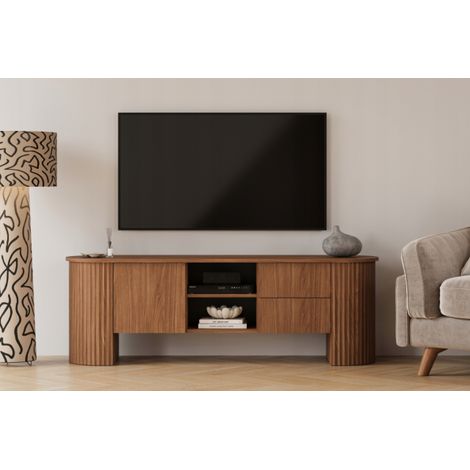 Meuble TV CAVO – 180 cm – Noyer Lincoln (1/5)