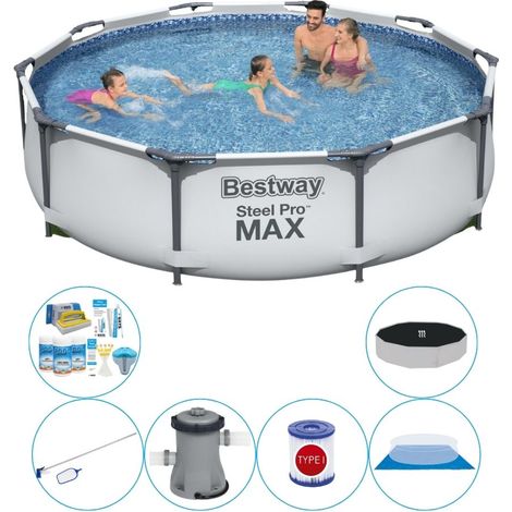 Bestway Bestway Steel Pro MAX Ronde - 305x76 cm - 7-pièces  S21675
