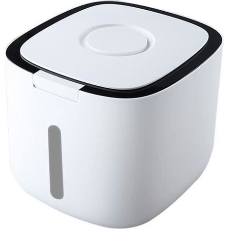 Aufbewahrungsbox, 5–10 kg Reisaufbewahrungsbox aus luftdichtem Kunststoff, insektensicher, Eimer – Schwarze Ausführung – 5 kg (1/4)