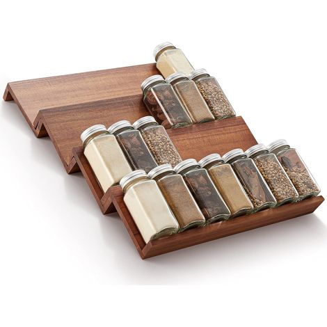Organisateur de tiroir, ensemble de 30 unités, en bois, pour ranger les petits objets de la maison.-AquaForge (1/4)