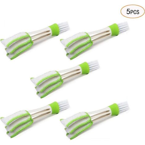 5 Brosses de Nettoyage de Voiture, Brosses Souples pour Tableau de Bord,Outils de Nettoyage de Voiture Multifonctionnels adaptés pour les Moteurs, les Roues, les Lntérieurs, Les Garnitures, les évents (1/5)