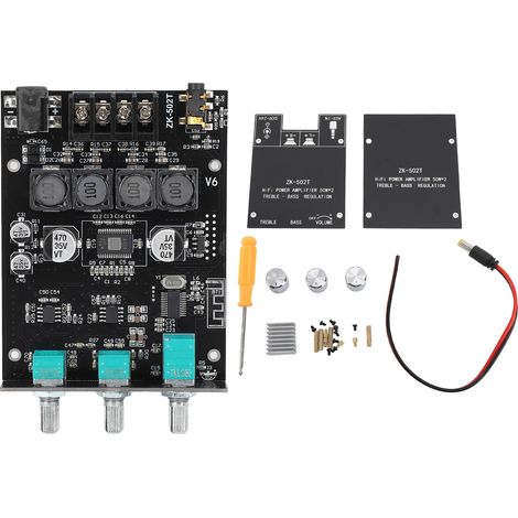 Amplificateur Bluetooth Stéréo ZK-502T 2x50W TPA3116D2
