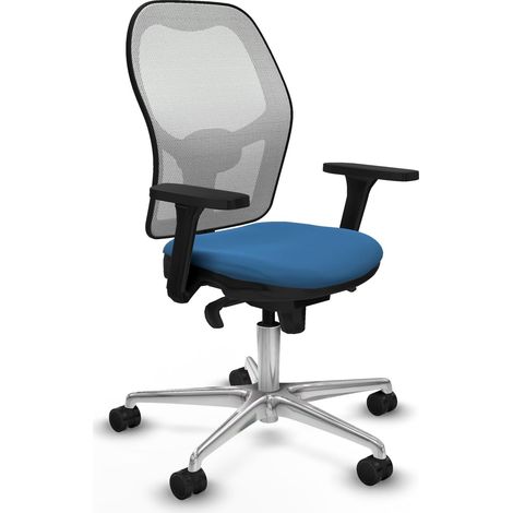 Sedia piqueras y crespo Jorquera nero bracci regolabili design moderno